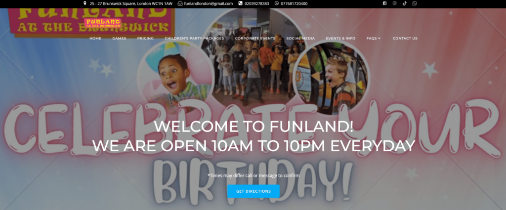 Funland London's Homepage